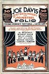 Joe Davis Entertainment and Minstrel Folio Songbook