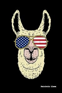 Patriotic Llama: 120 Pages I 6x9 I Graph Paper 5x5 I Funny 4th Of July, Patriotic, Liberty & 1776 Gifts