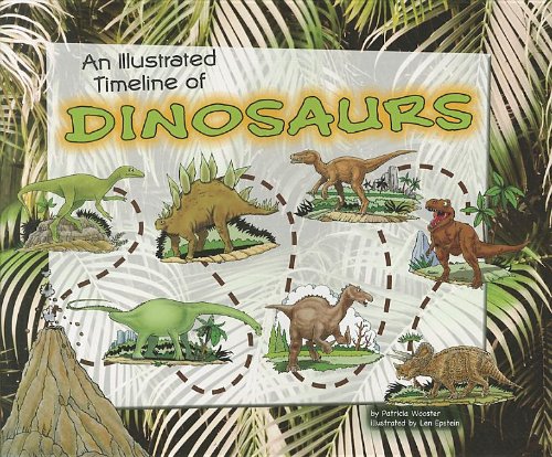An Illustrated Timeline of Dinosaurs (Visual Timelines in History) by Patricia Wooster