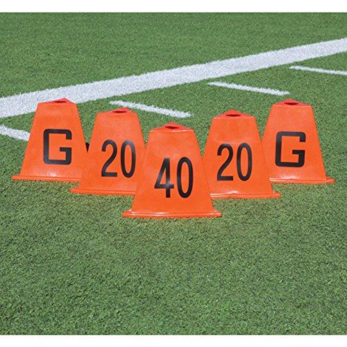 Algopix Similar Product 7 - Poly 5pc Sideline Markers Flag Football