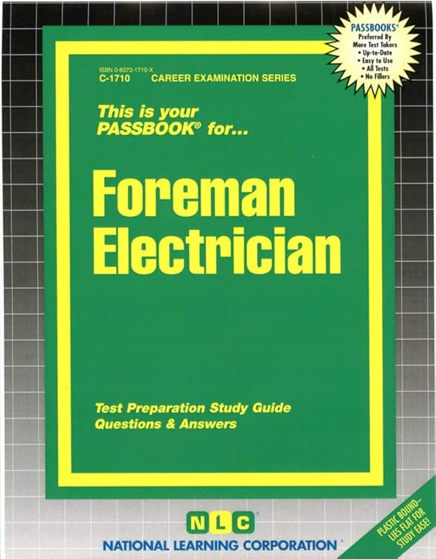Foreman Electrician(Passbooks) (Career Examination Series) by National Learning Corporation