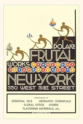 Vintage Journal Poster for Essential Oils, Etc. (Pocket Sized - Found Image Press Journals)