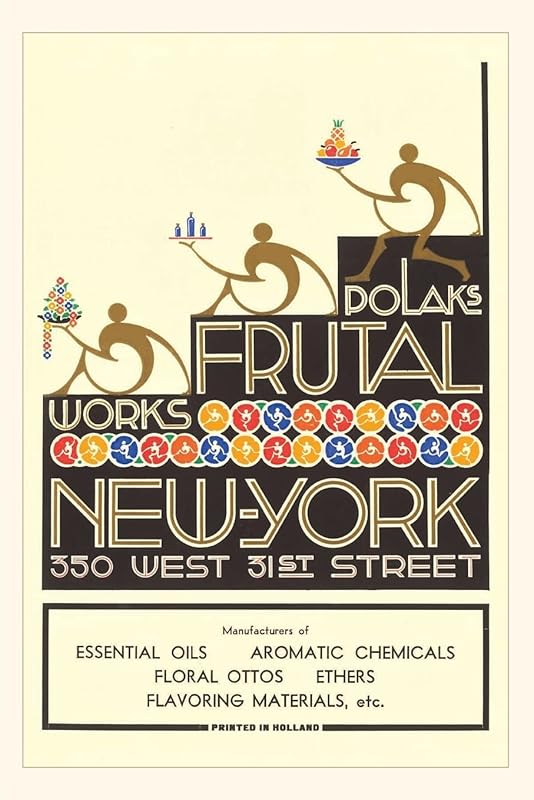 Vintage Journal Poster for Essential Oils, Etc. (Pocket Sized - Found Image Press Journals) by Found Image Press