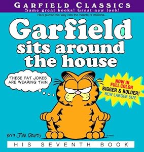Garfield Sits Around The House (Turtleback School & Library Binding Edition) (Garfield Classics (Pb))