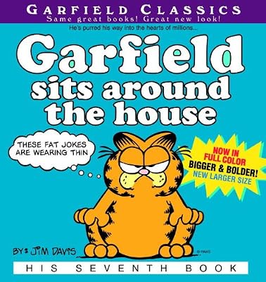 Garfield Sits Around The House (Turtleback School & Library Binding Edition) (Garfield Classics (Pb))