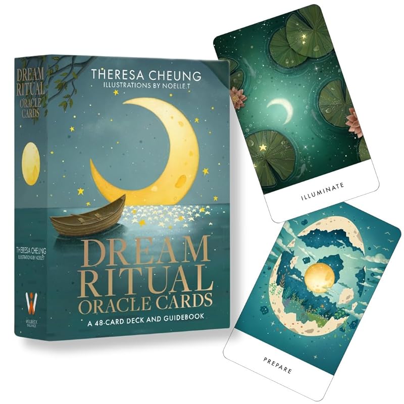 Dream Ritual Oracle Cards: A 48-Card Deck and Guidebook by Theresa Cheung