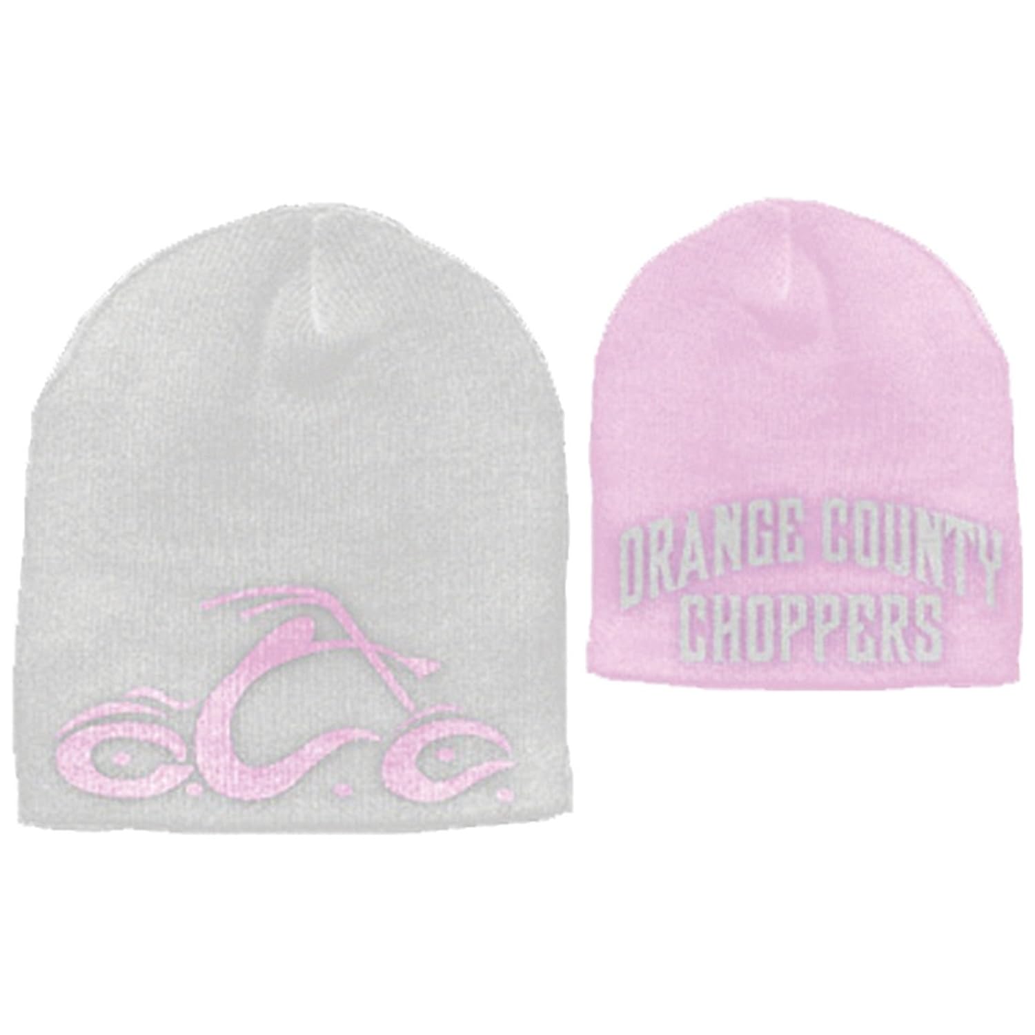

Orange county choppers Jacquard Knit Official New Pink Beanie Hat