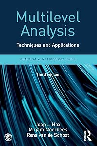 Multilevel Analysis (Quantitative Methodology Series) by Joop Hox