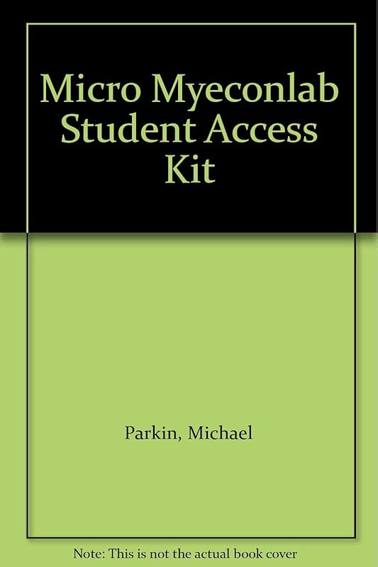 Micro Myeconlab Student Access Kit by unknown author