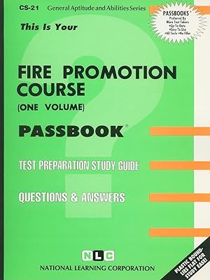 Fire Promotion Course (General Aptitude and Abilities Series)
