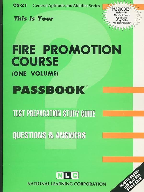 Fire Promotion Course (General Aptitude and Abilities Series) by National Learning Corporation