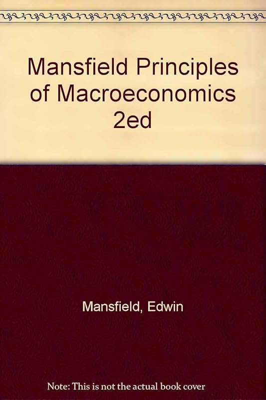 Principles of macroeconomics by Edwin Mansfield
