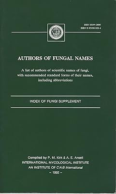 Authors of Fungal Names: Index of Fungi Supplement