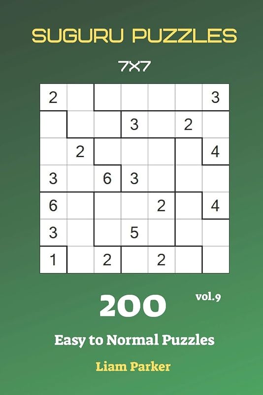 Suguru Puzzles - 200 Easy to Normal Puzzles 7x7 vol.9 by Liam Parker