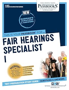 Fair Hearings Specialist I (C-4977): Passbooks Study Guide (4977) (Career Examination Series) by National Learning Corporation