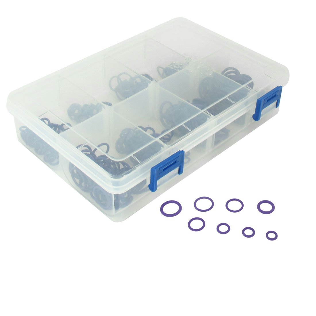 

Vehicle Car Air Conditioning O Rings Seal HNBR Purple 400 Pcs 8 Sizes