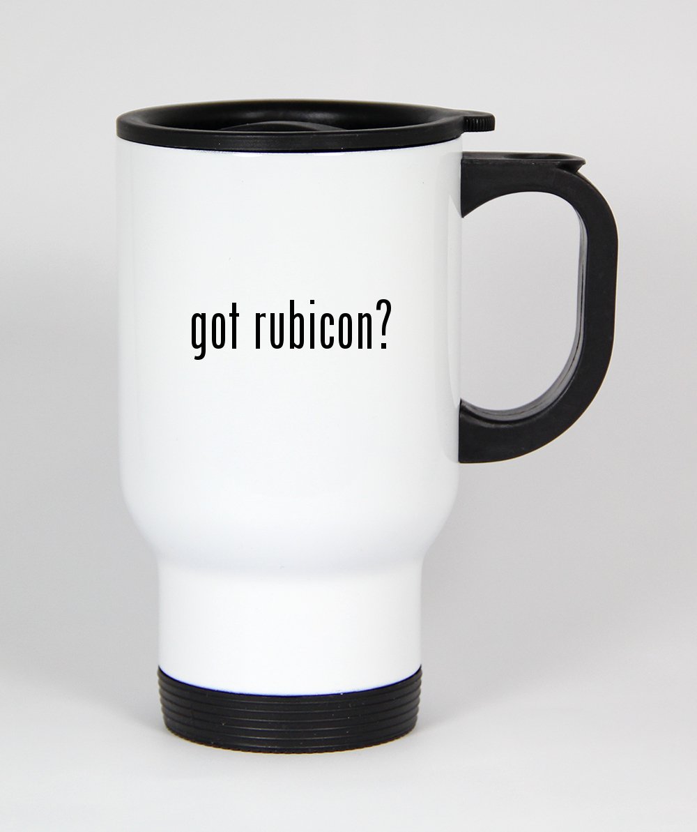 

got rubicon - 14oz White Travel Mug