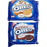 OREO　オレオ　限定版　シナモンバン＆レッドベルベット 2種類セット [並行輸入品]