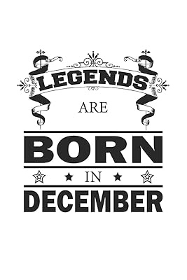 Legends Are Born In December: Monatsplaner, Termin-Kalender | Geburtstag Geschenk-Idee für Legenden | A5 | 120 Seiten