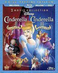 Cinderella II: Dreams Come True & Cinderella III: A Twist In Time (Three-Disc Blu-ray/DVD Combo in Blu-ray Packaging)