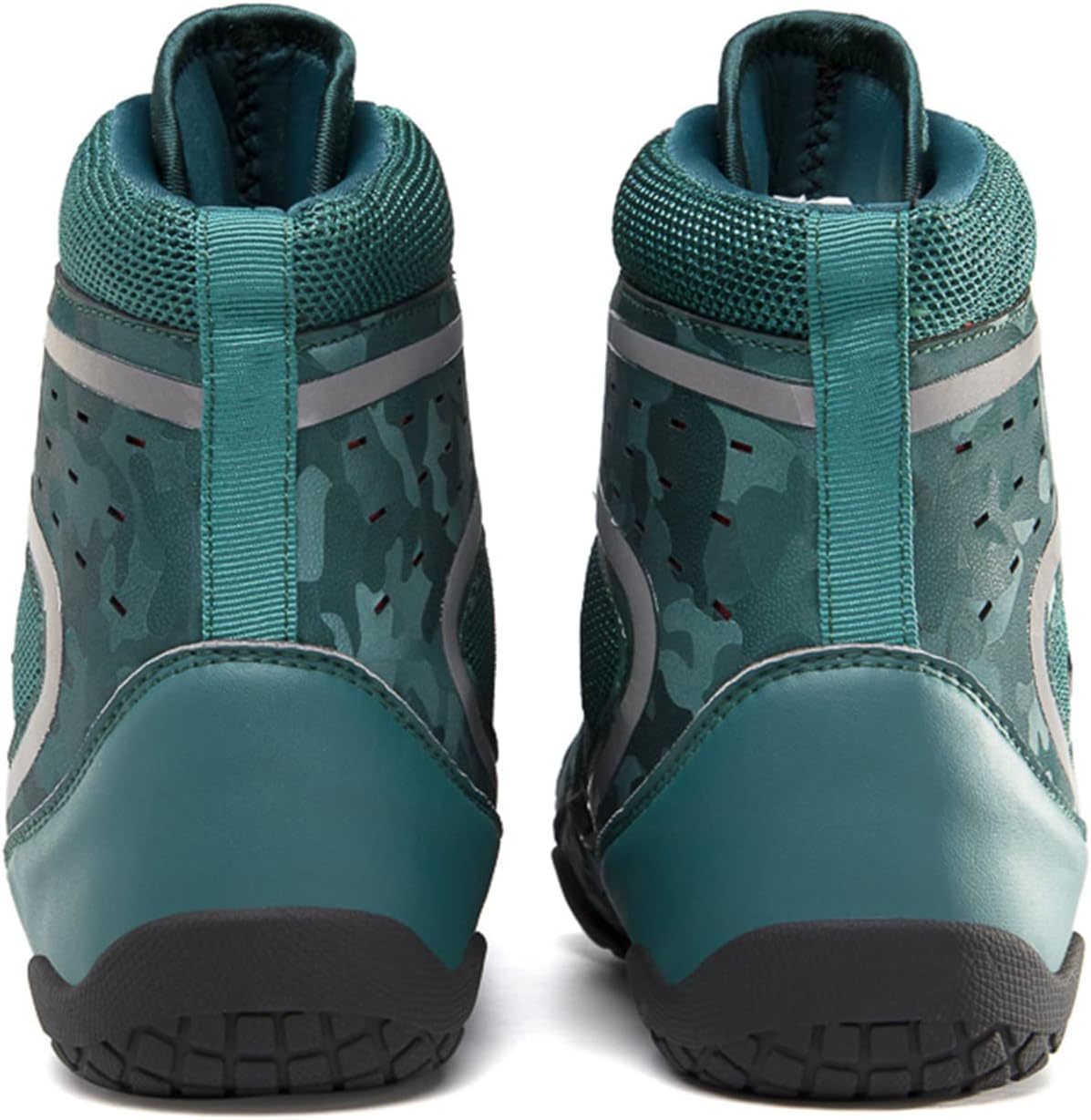 High Top Boxing Boots Comfortable Muay Thai Kickboxing Sparring Athletic Shoes Casual Fashion Sneakers_vogvips.com
