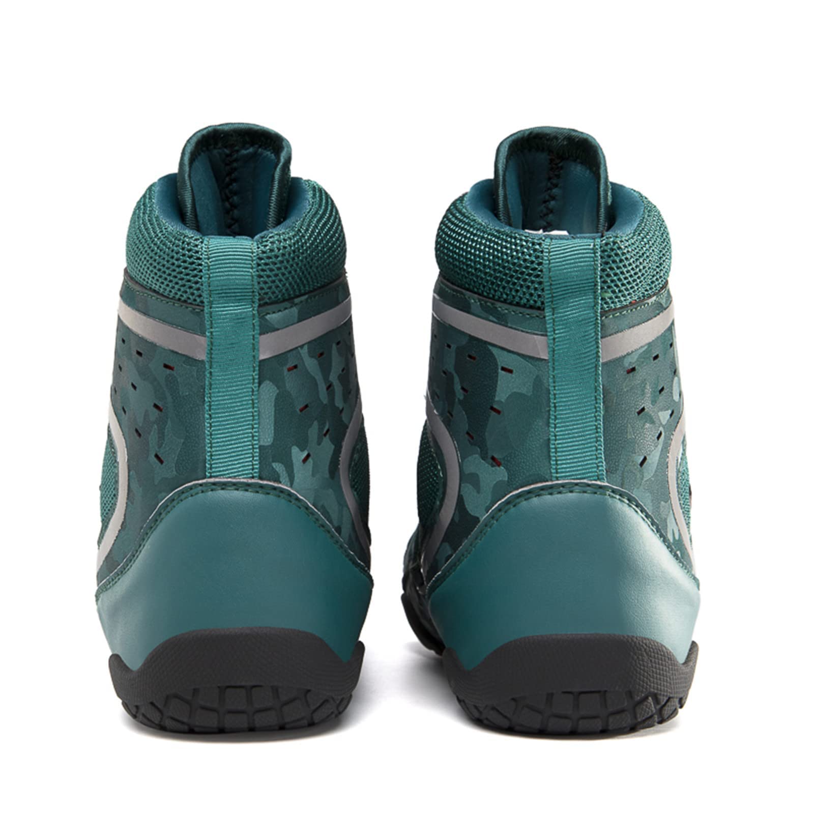 High Top Boxing Boots Comfortable Muay Thai Kickboxing Sparring Athletic Shoes Casual Fashion Sneakers_vogvips.com