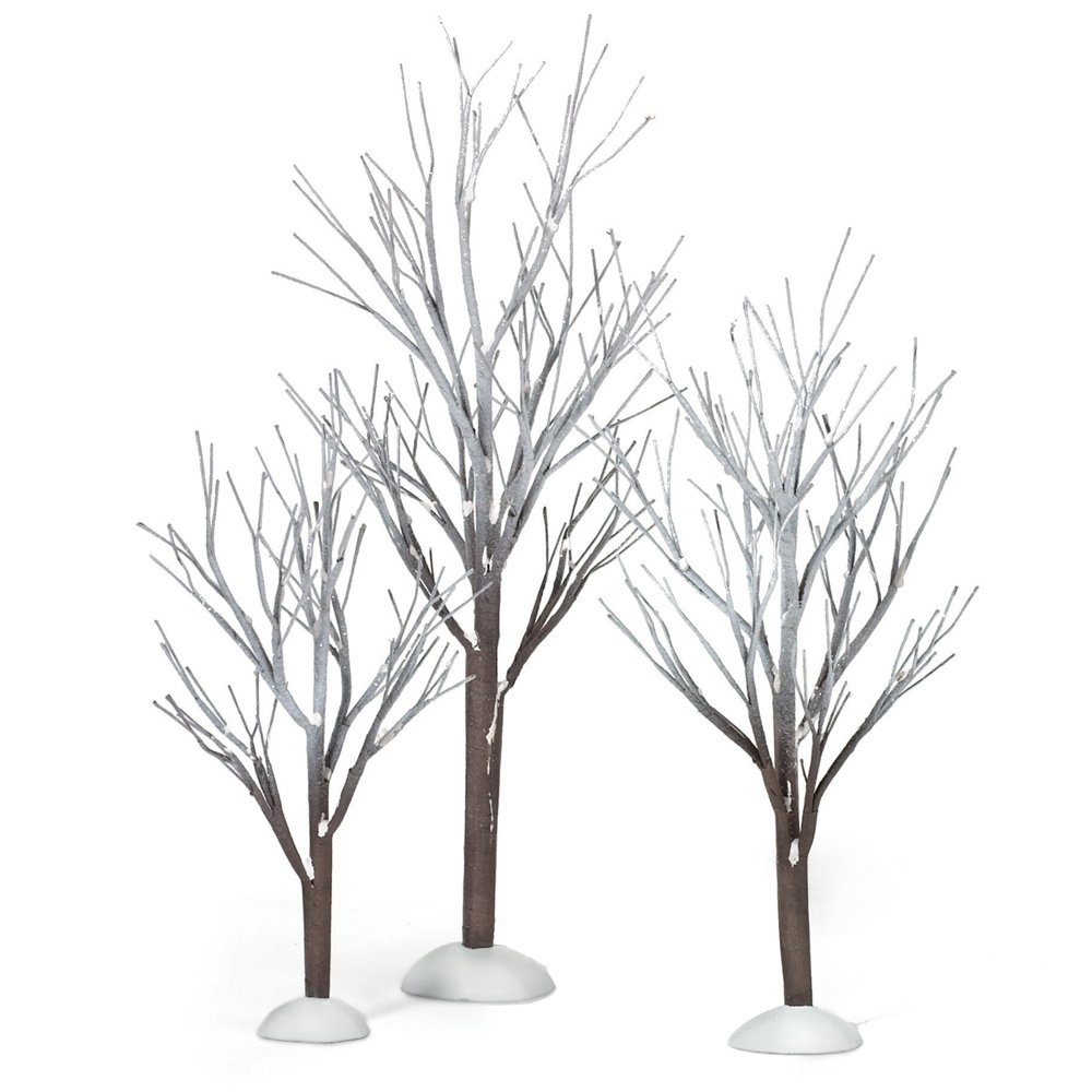 

Department 56 Original Snow Village First Frost Trees, Set of 3