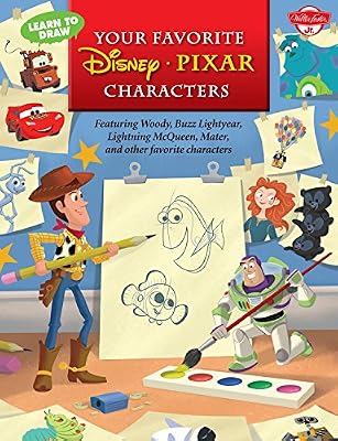 Learn to Draw Your Favorite Disney/Pixar Characters: Featuring Woody, Buzz Lightyear, Lightning McQueen, Mater, and other favorite characters