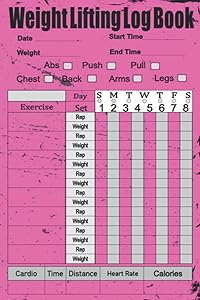 Weight Lifting Log Book: Gym log Book Tracker by joseph a Wolff