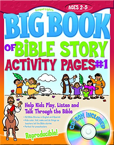 The Big Book of Bible Story Activity Pages #1 (with CD-ROM) (Big Books)