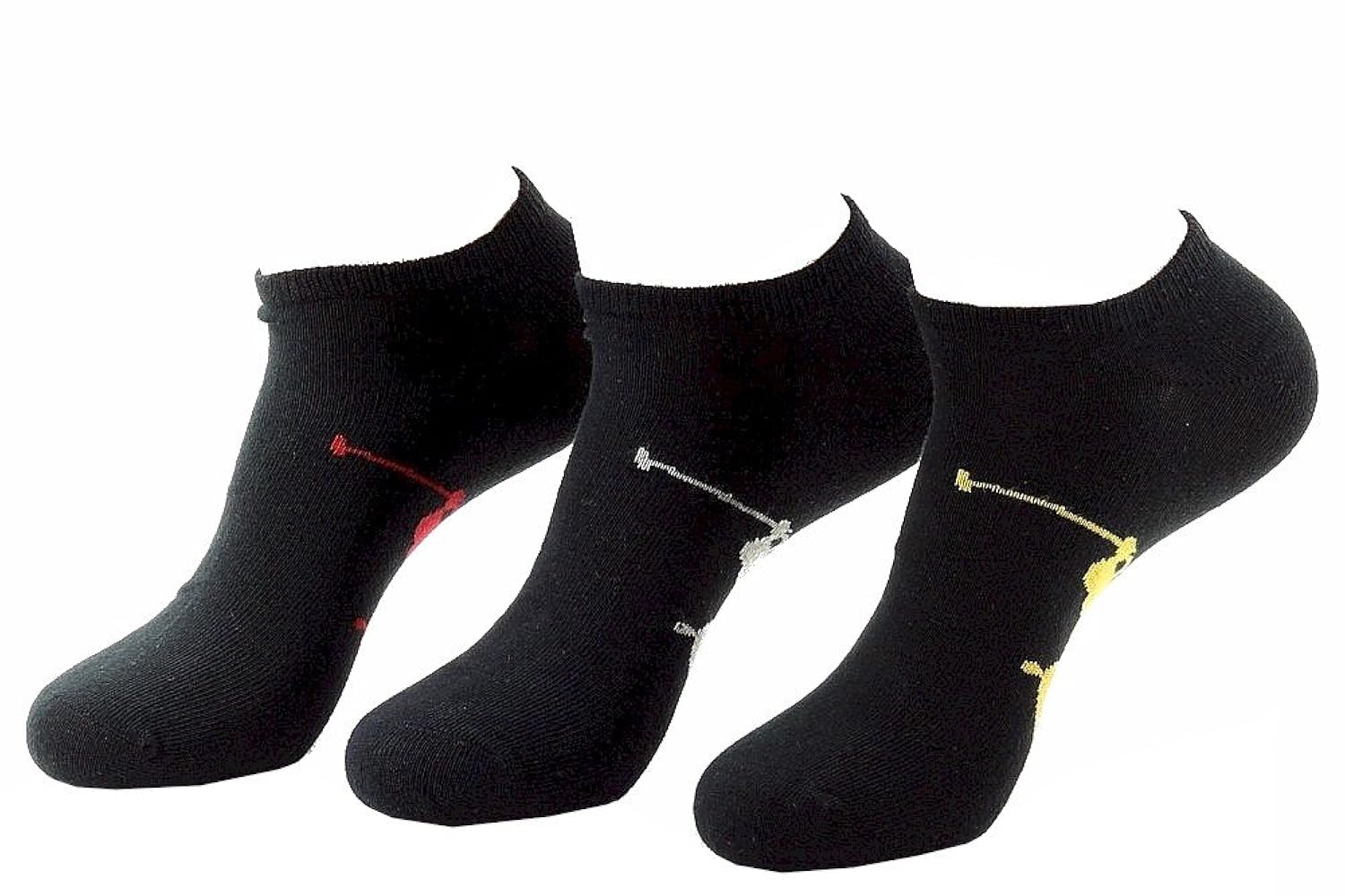 Мужские носки Polo Ralph Lauren из 3-х комплектов Big Polo Player No Show Ped