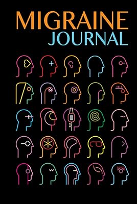 Migraine Journal: Headache logbook, journal, and diary to track chronic migraines (Neon)