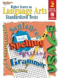 Higher Scores on Language Arts Standard Test Workbook Grade 2