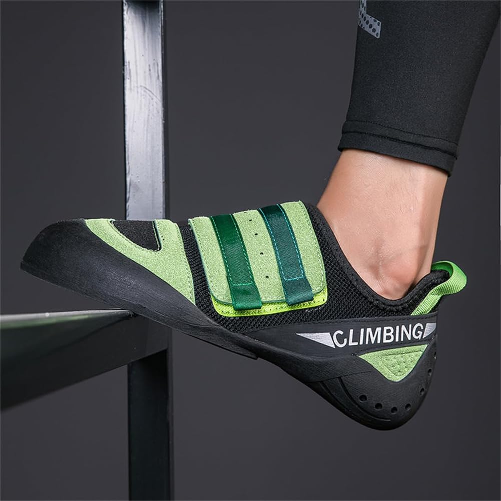 Rock Climbing Shoes For Women, Non-Slip Indoor Training Footwear Lightweight Breathable Biking Beginners Bouldering Sneakers_vogvips.com