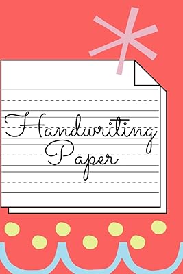 Handwriting paper-handwriting practice worksheets-6x9 in-100 papers