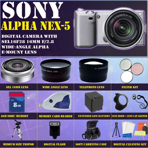 Black Friday Sony Alpha NEX5 Interchangeable Lens Digital Camera