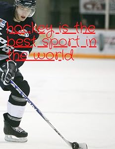 hockey is the best sport in the world: lenid notbook /8.5x 11 inch 120 pages. Soft cover .Matte finish by naif dorossmixe