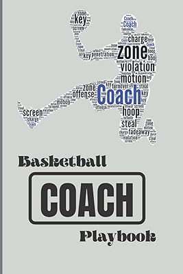 Basketball Blank Full & Half-Court Diagrams Playbook for COACHES: Draw Drills, Plays, Practice Strategies (Basketball Playbook for Coach)