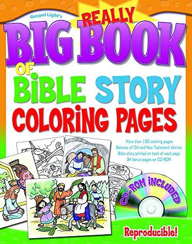 The Really Big Book of Bible Story Coloring Pages (with CD-ROM) (Big Books)