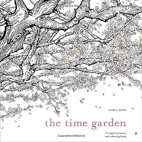 The Time Garden: A Magical Journey and Coloring Book by Daria Song