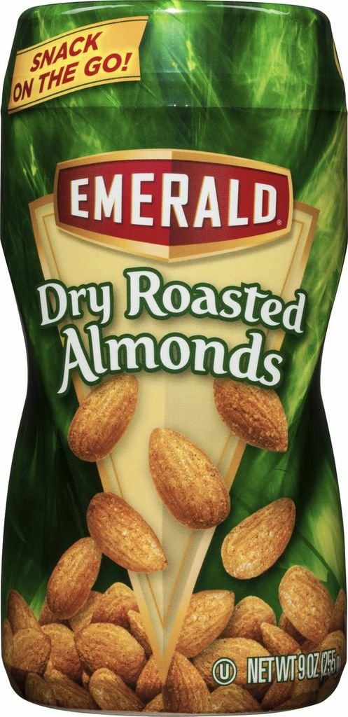 emerald roasted almonds, dry, 9 ounce (pack of 12)