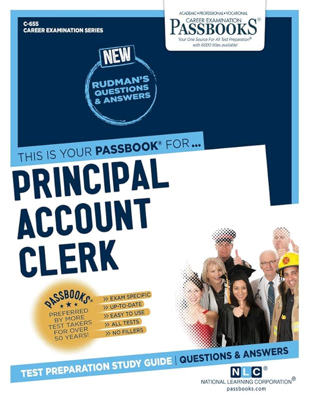 Principal Account Clerk (C-655): Passbooks Study Guide (655) (Career Examination Series) by National Learning Corporation