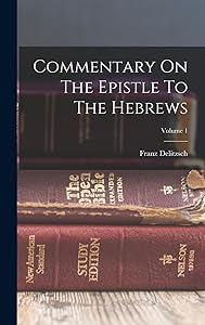 Commentary On The Epistle To The Hebrews; Volume 1 by Franz Delitzsch