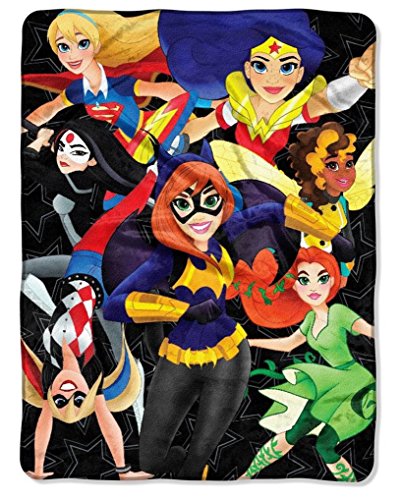 DC Super Hero Girls Plush Throw