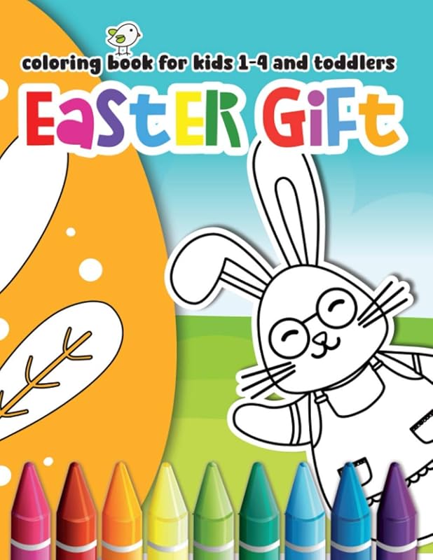 Easter Gift Coloring Book for Kids 1-4 and Toddlers: Easy Coloring for Preschoolers / Easter Egg Workbook / Basket Stuffer Activity Book (Easter Basket Stuffers for Kids and Toddlers) by Panda's Dream