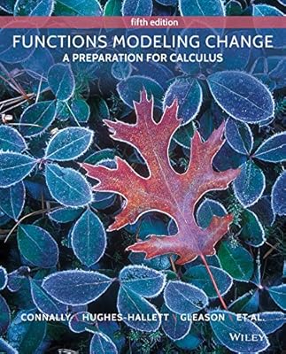 Functions Modeling Change: A Preparation for Calculus