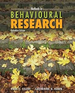 Methods in Behavioural Research by Paul C. Cozby