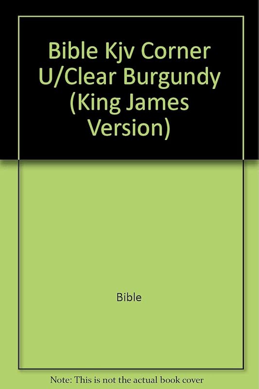 Cornerstone (Ultraclear Print) Reference Bible (King James Version) by Anonymous