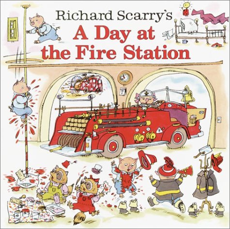 Richard Scarry's A Day at the Fire Station (Pictureback(R)) by Richard Scarry