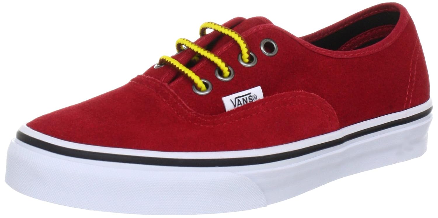 

Vans Authentic Skate Shoe in (Hiker Suade) Chili Pepper, Size 9 Mens / 10.5 Womens